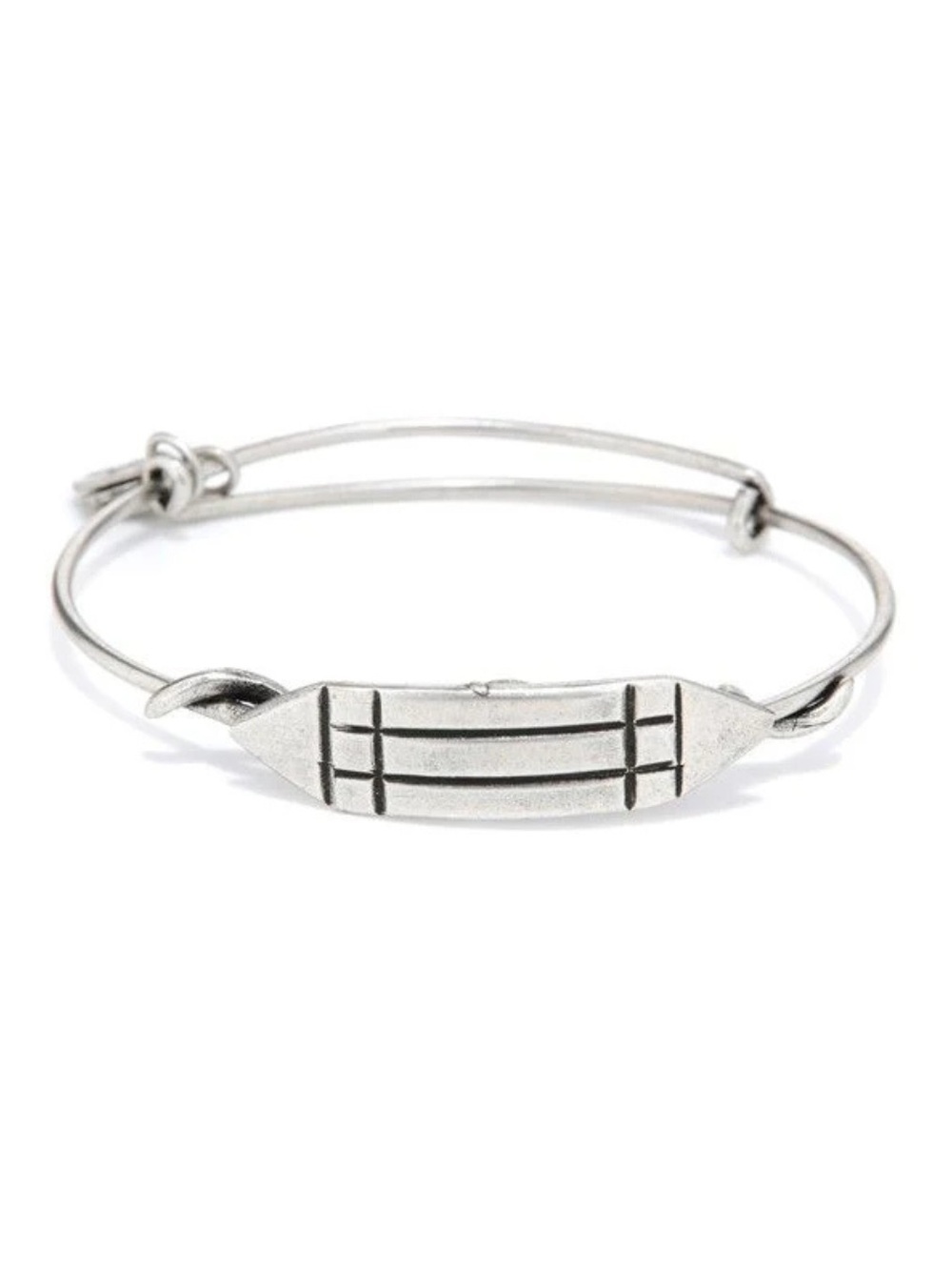 Alex and Ani Atlantean Wrap Bangle Bracelet - Silver
